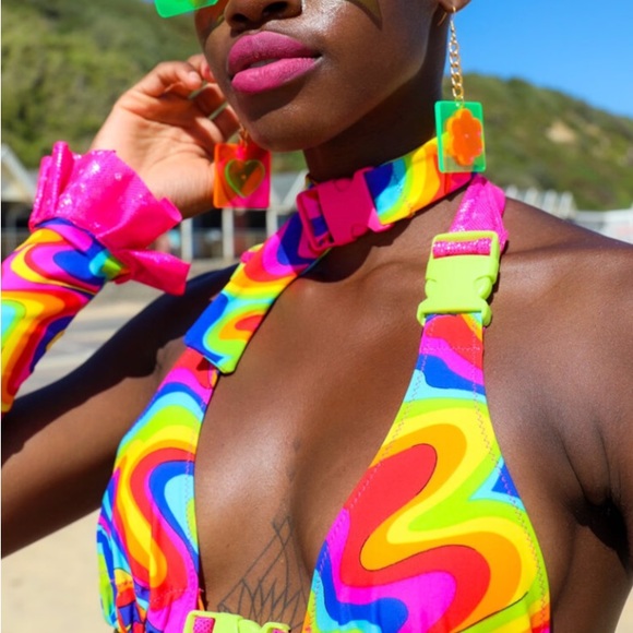 Rainbow rave set 3 PIECES - Picture 3 of 6